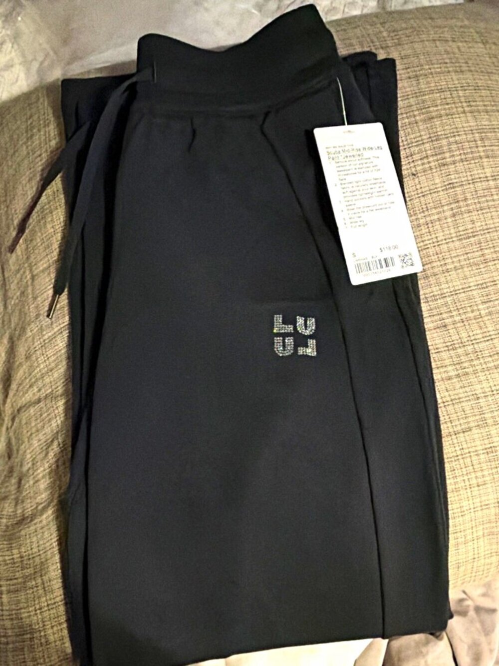 Lululemon Scuba Mid-Rise Wide-Leg Pant Jewelled Pockets S